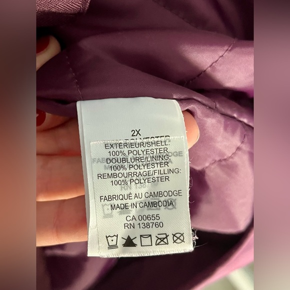 EUC 2X Penningtons Active Zone Purple 3-in-1 Snow Jacket - Picture 10 of 16